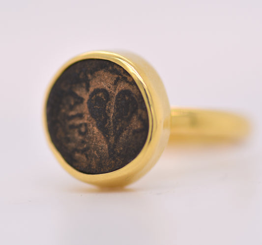 Ancient Greek Pergamon Coin Ring