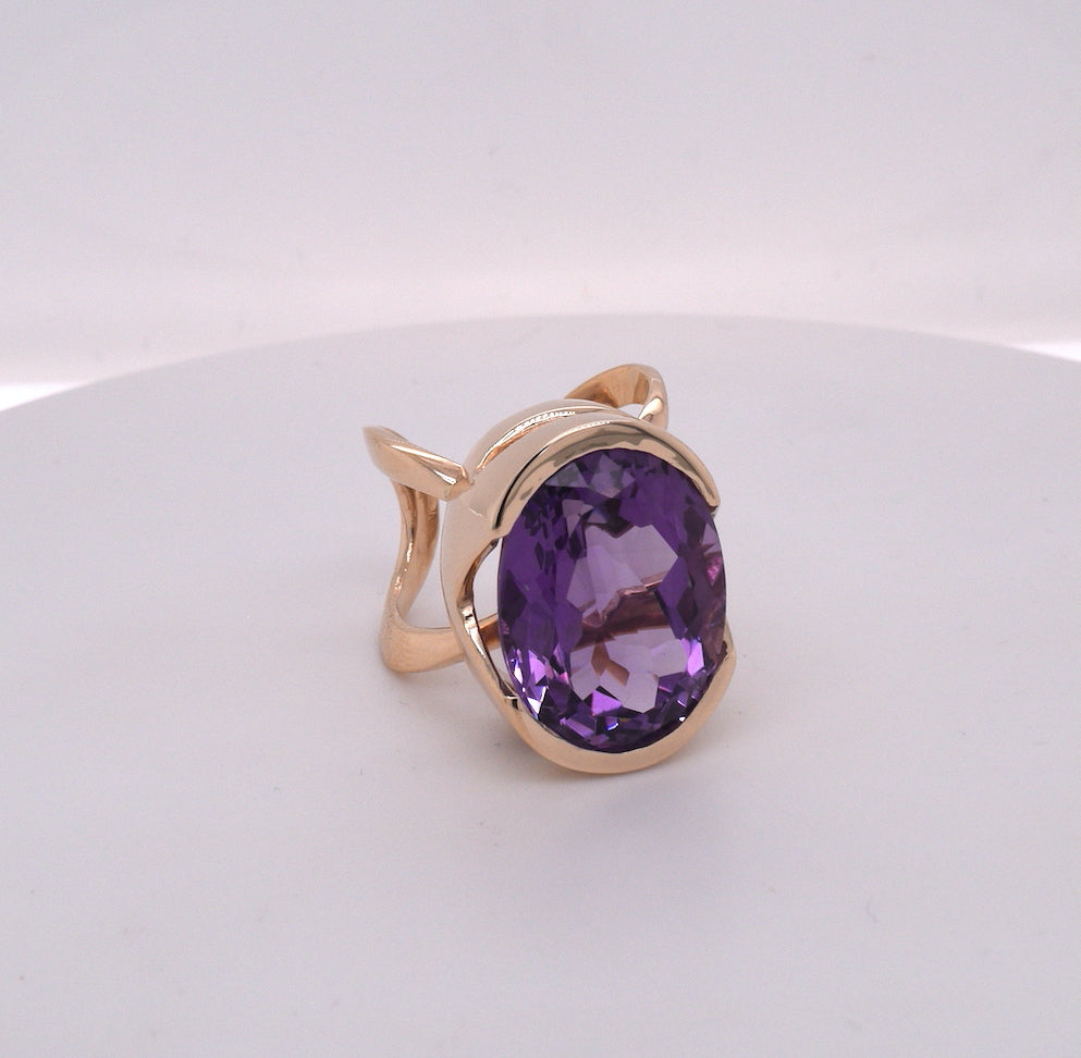 Custom Amethyst Ring: Making Our Designs Your Very Own
