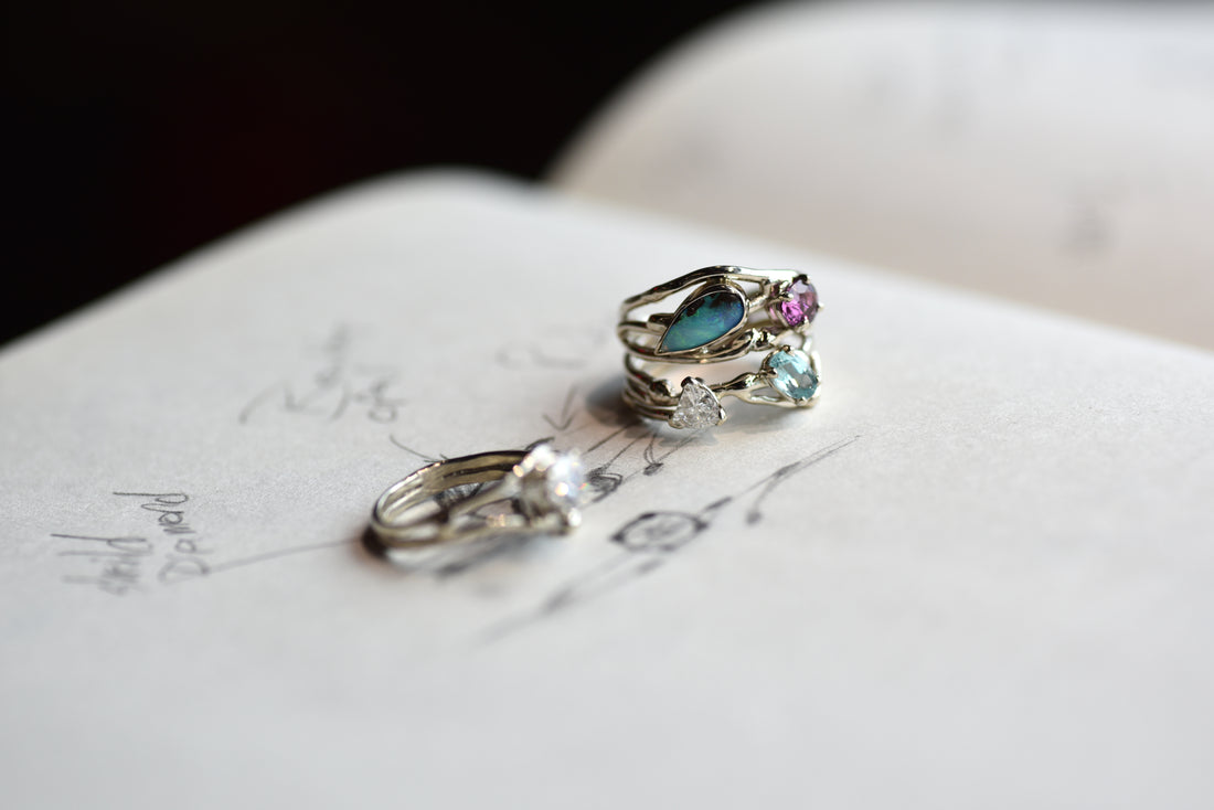 Custom Birthstone Ring for Mother's Day