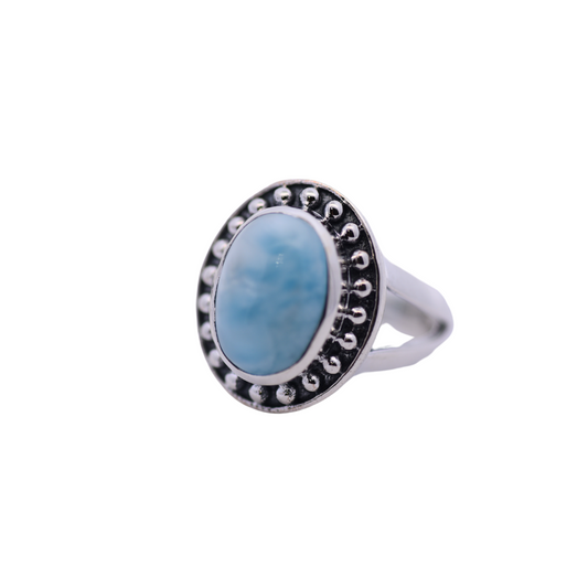 Sterling Silver Antique Gemstone Ring