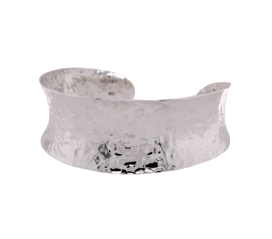 Hammered Sterling Silver Cuff