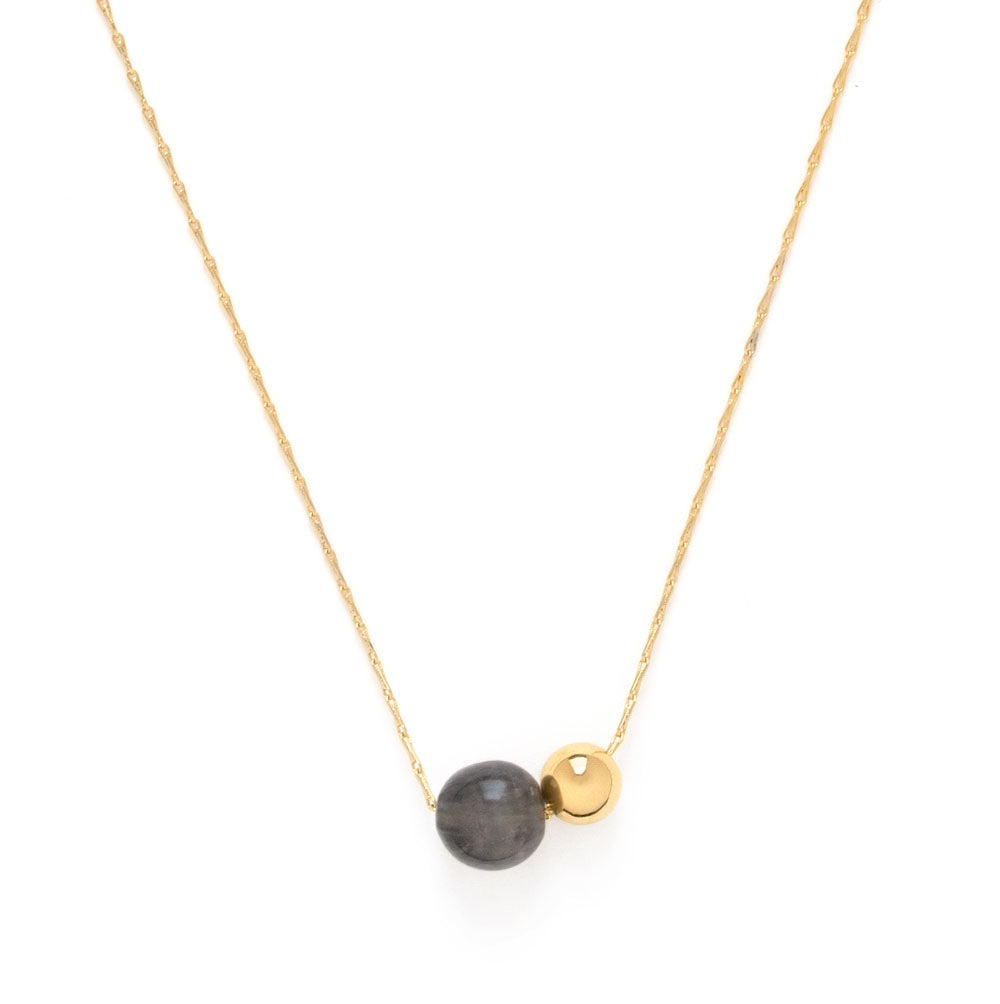 Gemstone Orbit Necklace