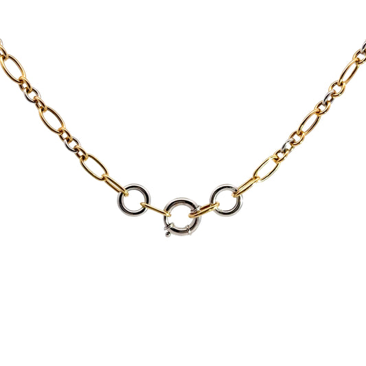 Triple Ring Two-Tone Chain