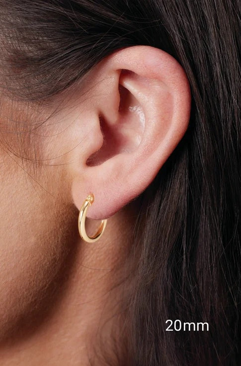 14kt Gold Hoop Earrings