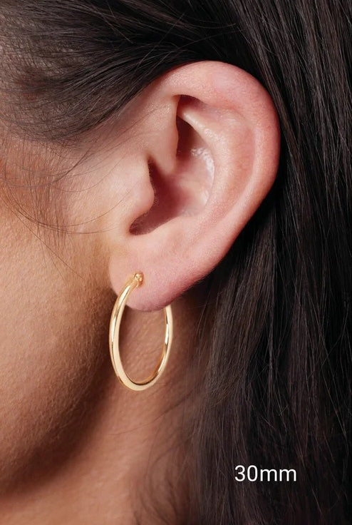 14kt Gold Hoop Earrings