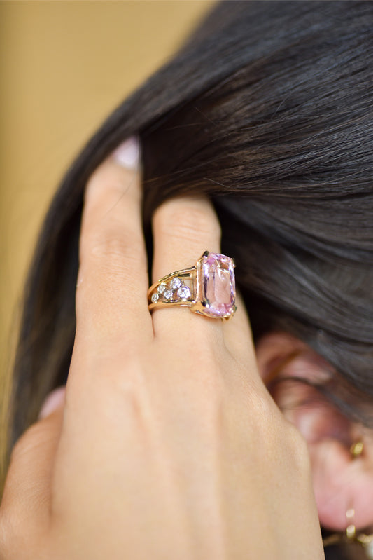 Kunzite Delight Ring