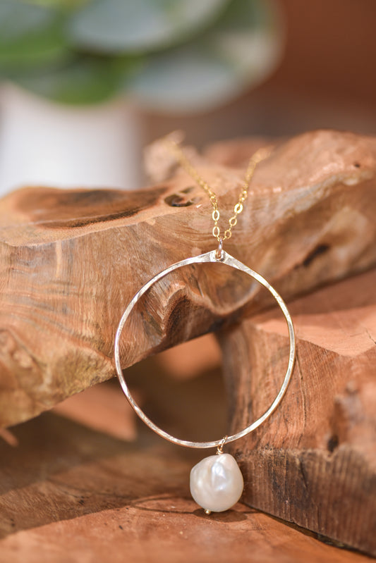 Hoop Drop Necklace