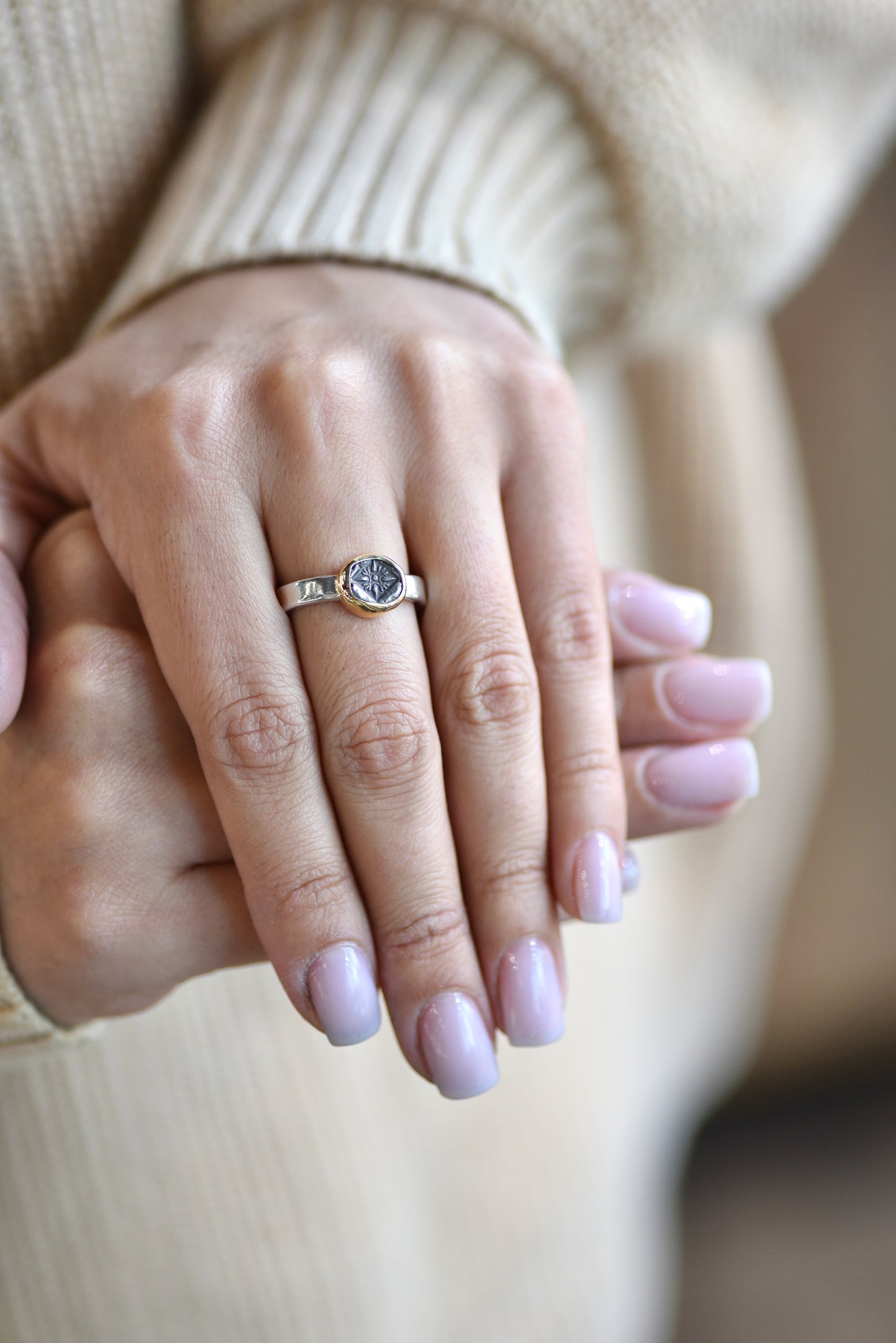 Ancient Miletos Coin Ring