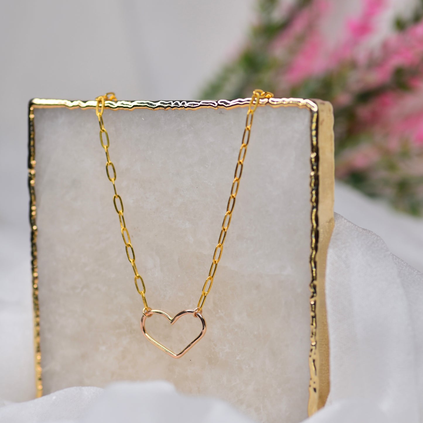 Paperclip Heart Necklace