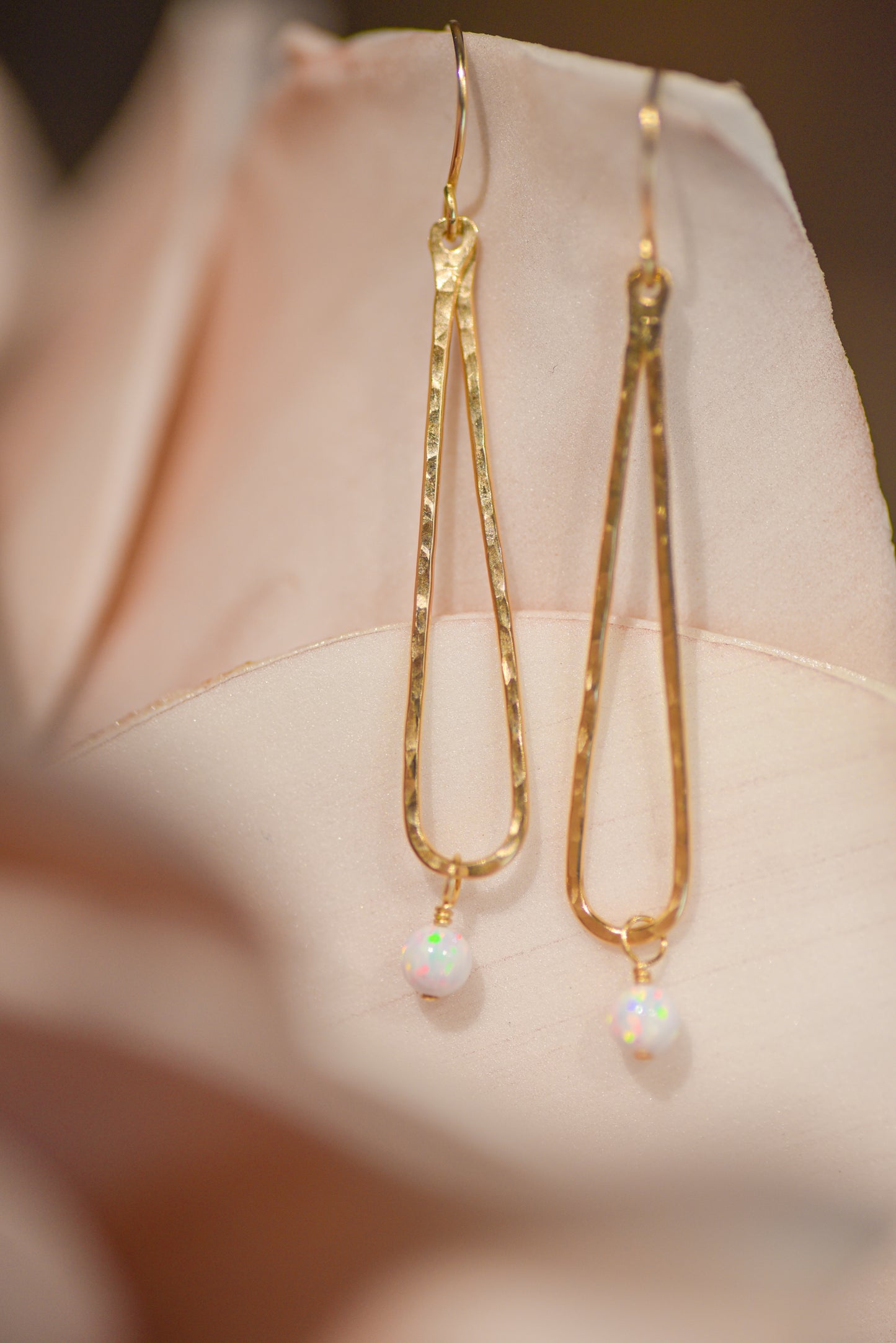 Raindrop Opal Earrings