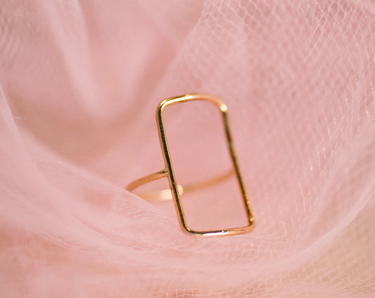 Large Open Rectangle Ring