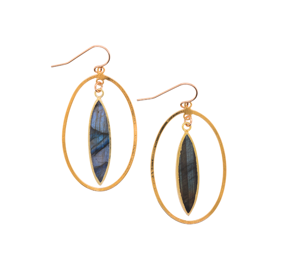 Dangle Marquise Earrings