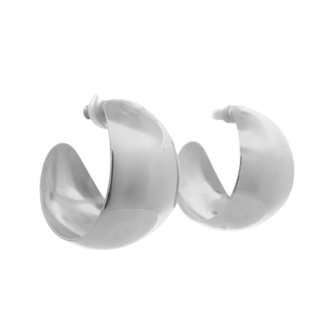 FINAL SALE: Wide Hoop Earrings