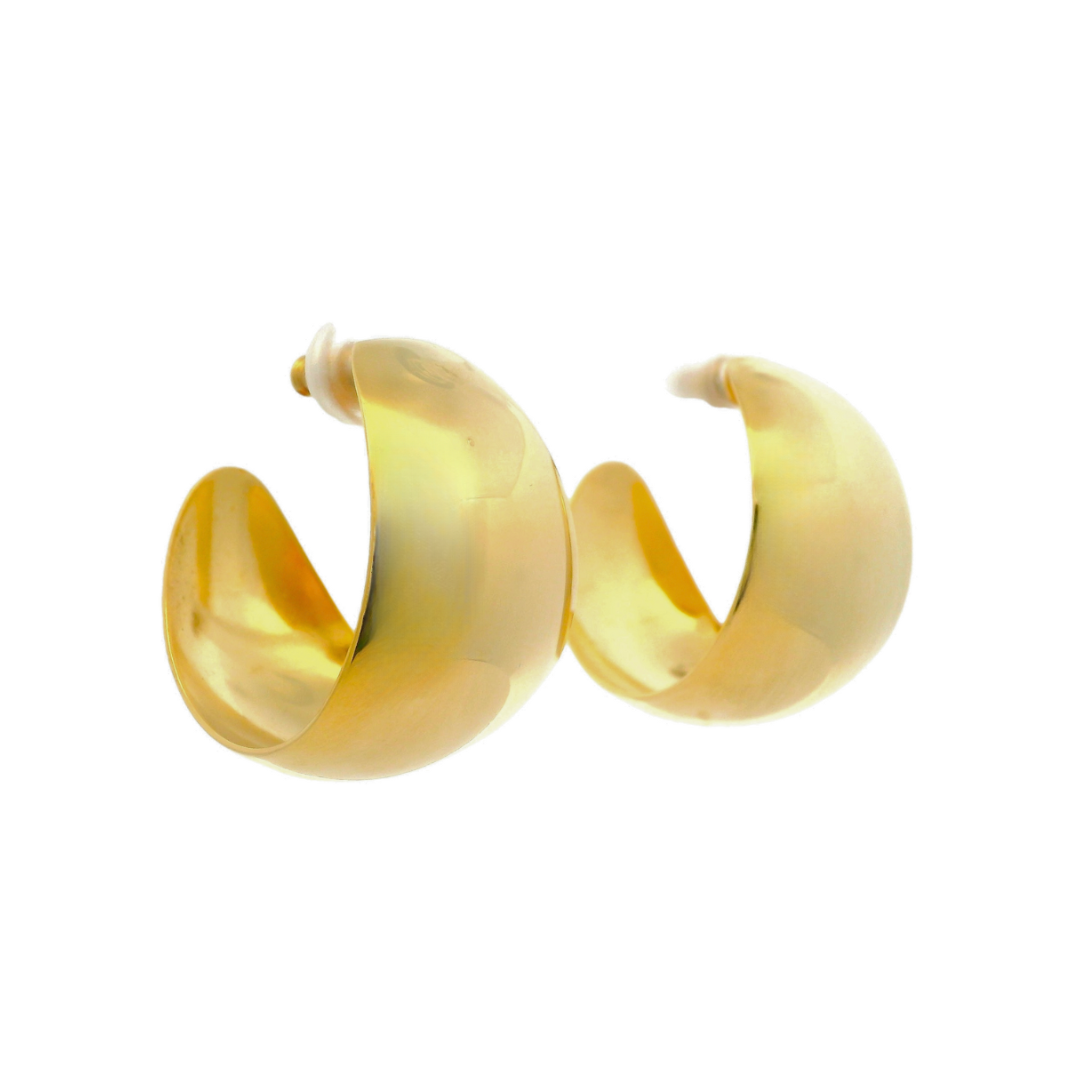 FINAL SALE: Wide Hoop Earrings