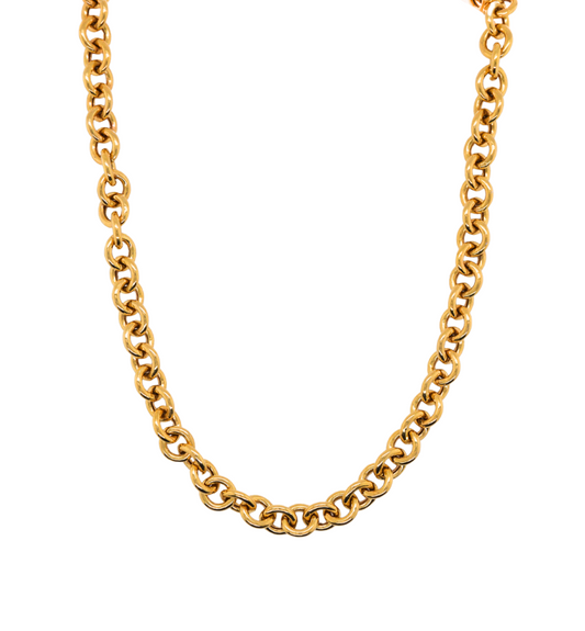 Vermeil Rolo Chain Necklace