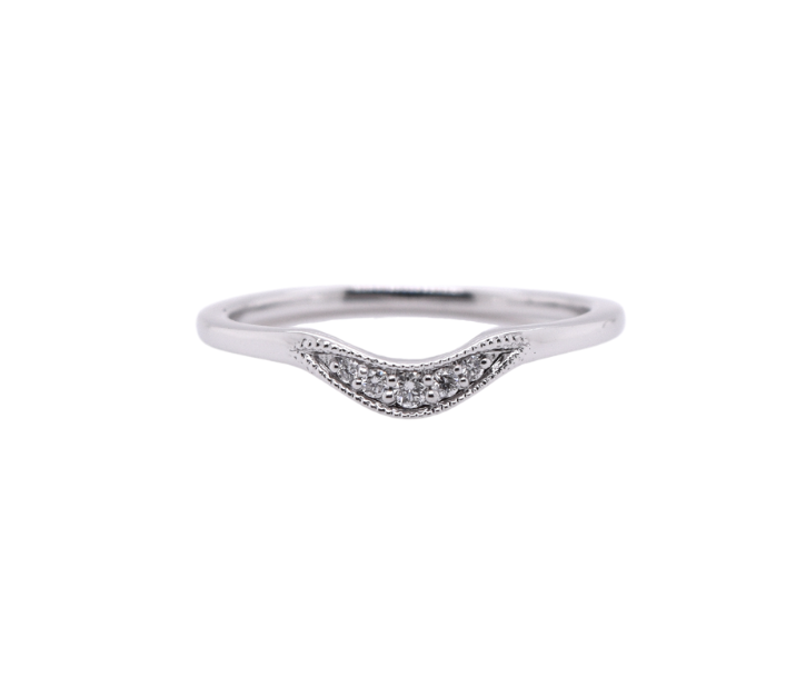 Curved Diamond Band