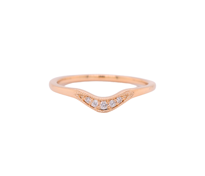 Curved Diamond Band