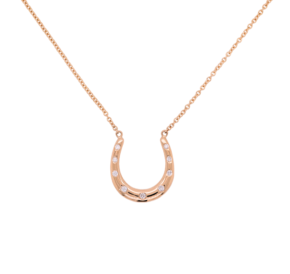 Horseshoe Diamond Necklace