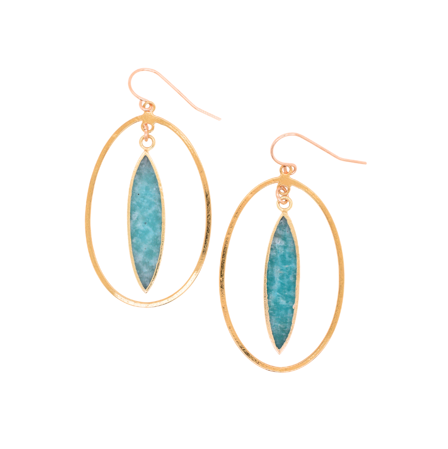 Dangle Marquise Earrings