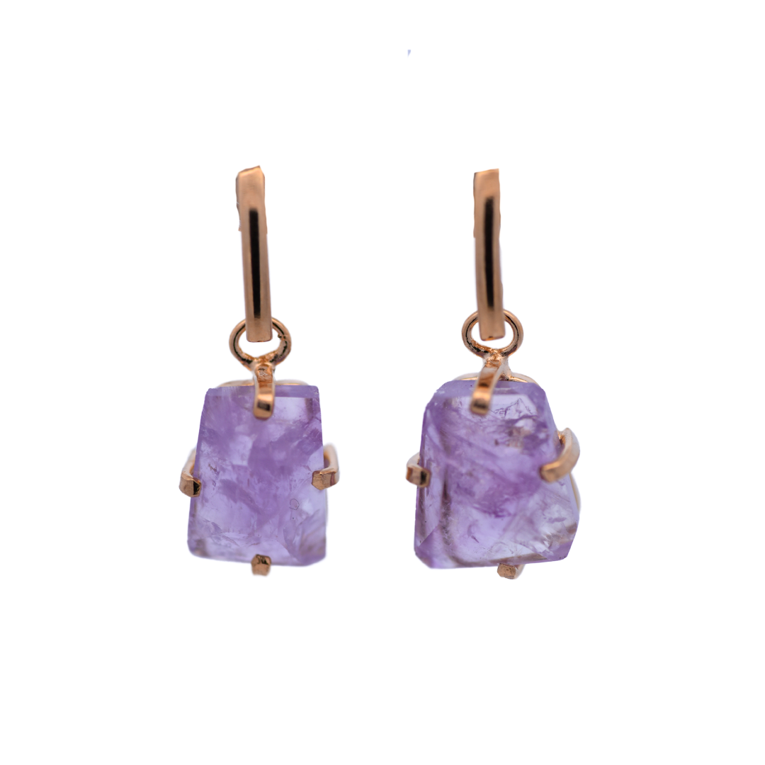 Organic Gemstone Earrings