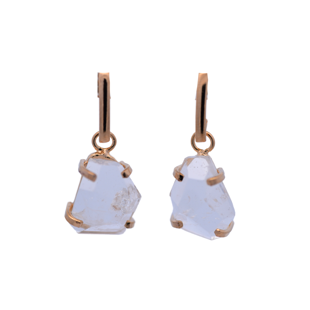 Organic Gemstone Earrings