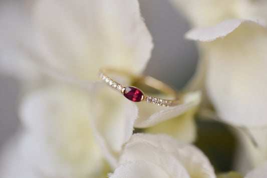 Diamond Ruby Ring