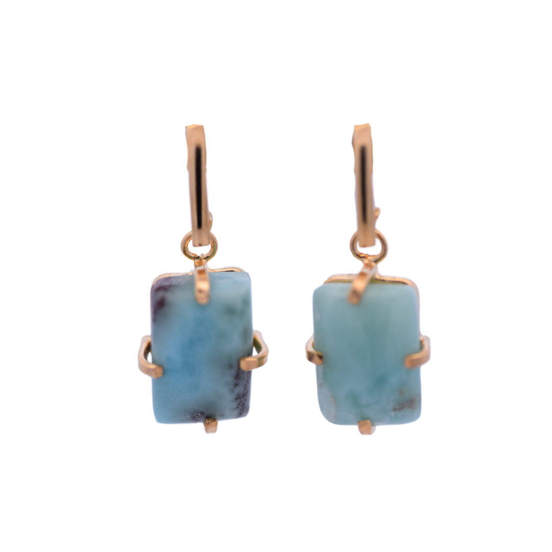 Organic Gemstone Earrings