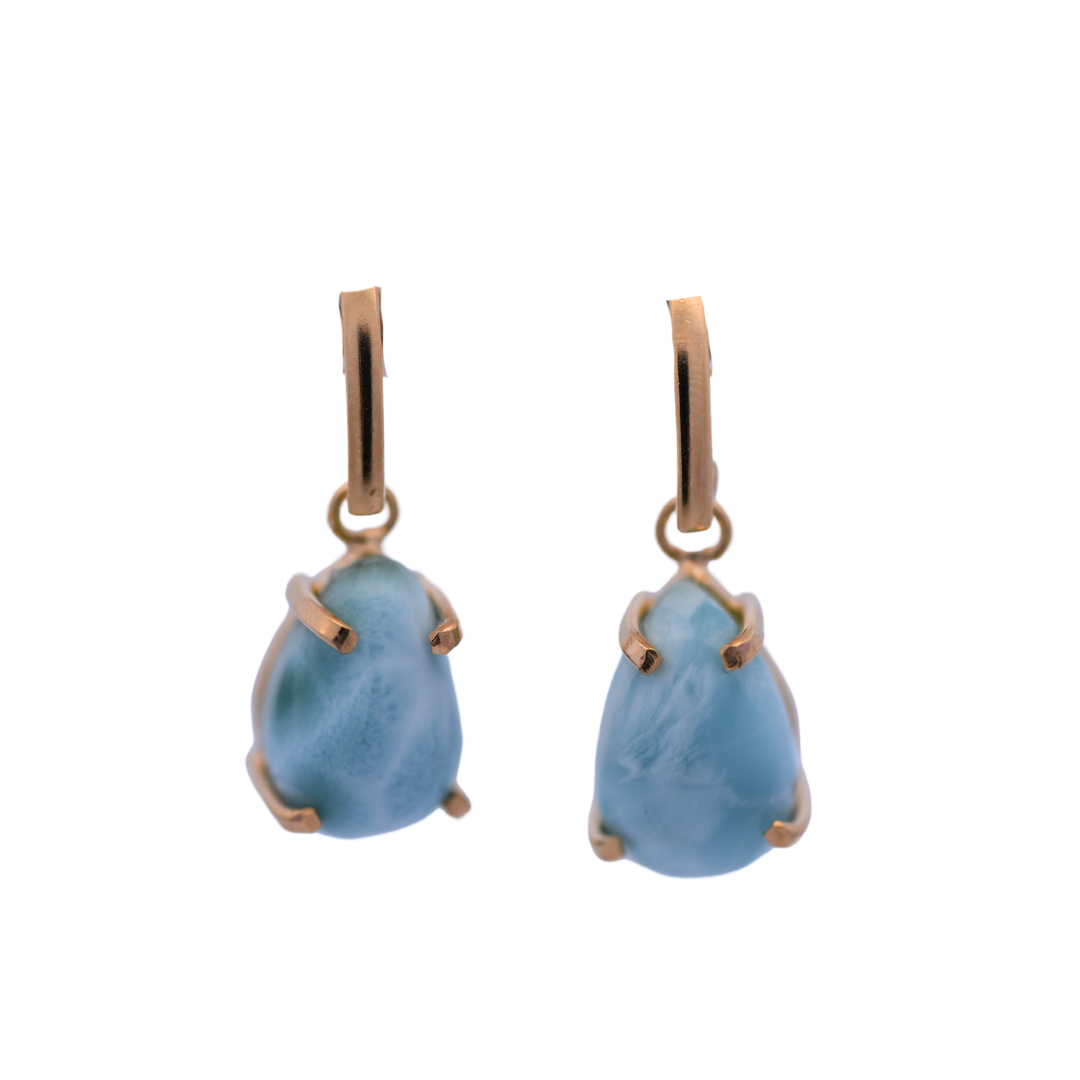 Organic Gemstone Earrings