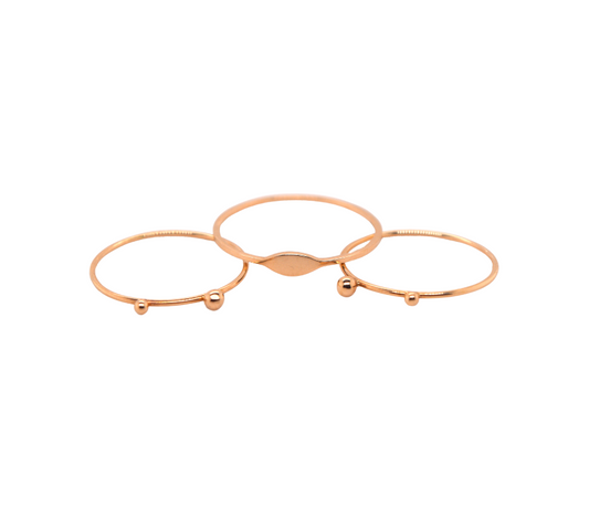 Dainty Gold Stackable Rings