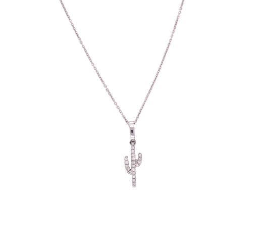 FINAL SALE: Cactus Diamond Necklace