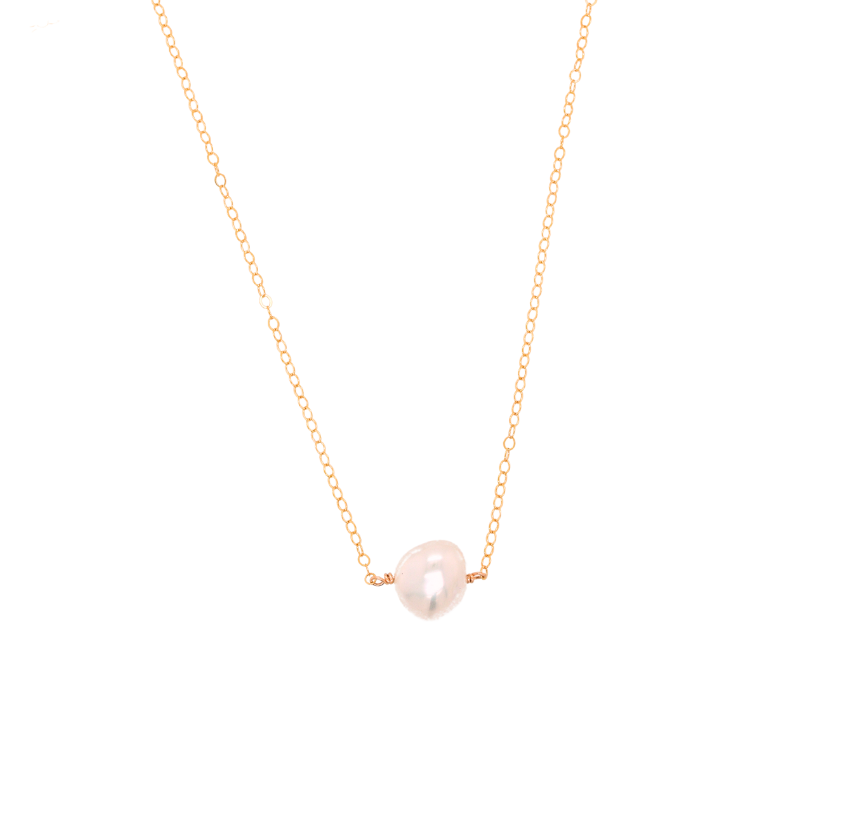 Simple Freshwater Pearl Necklace