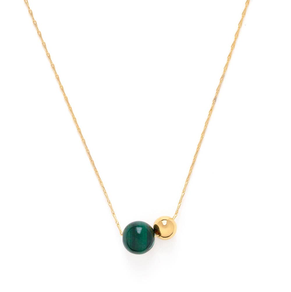 Gemstone Orbit Necklace