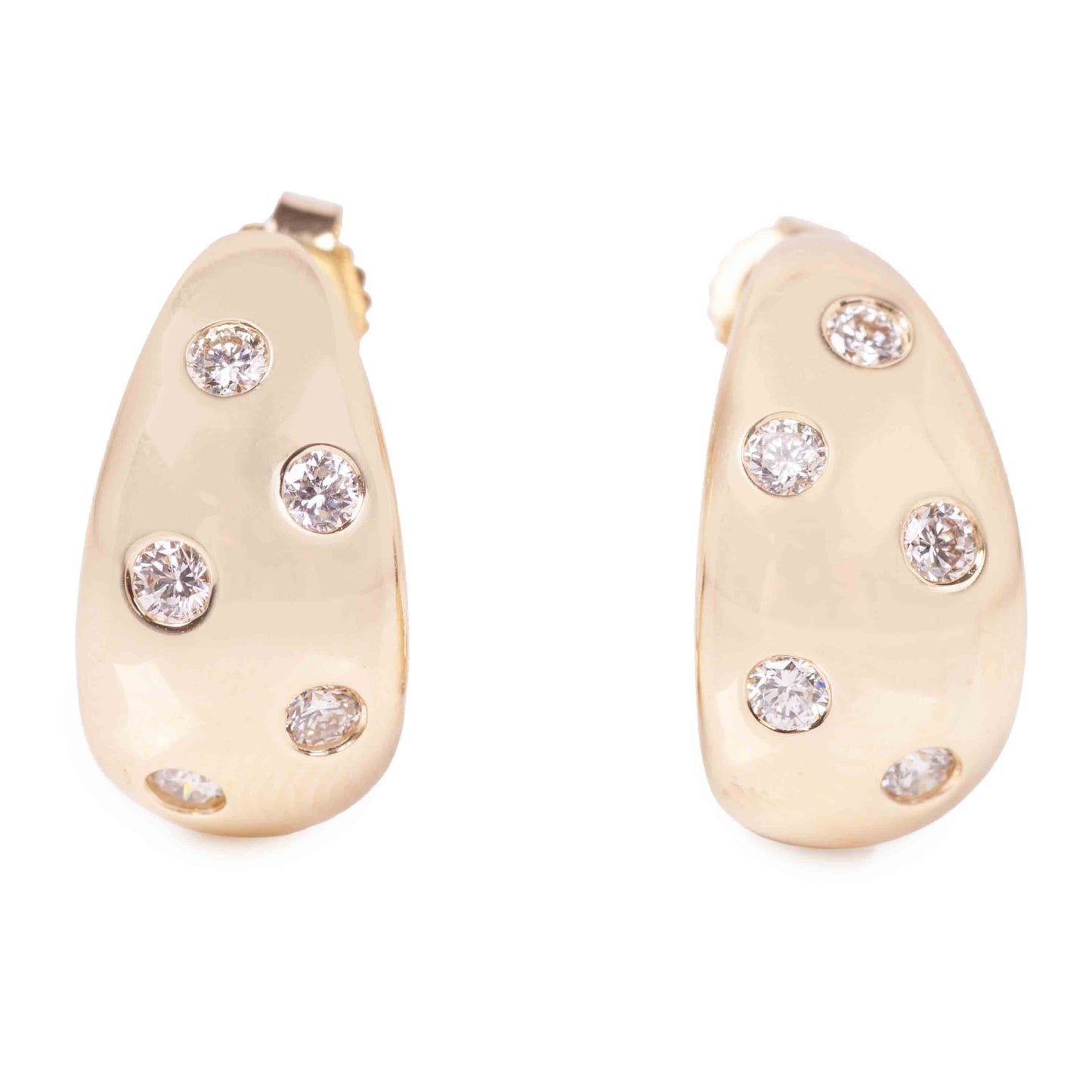 Diamond Dome Earrings