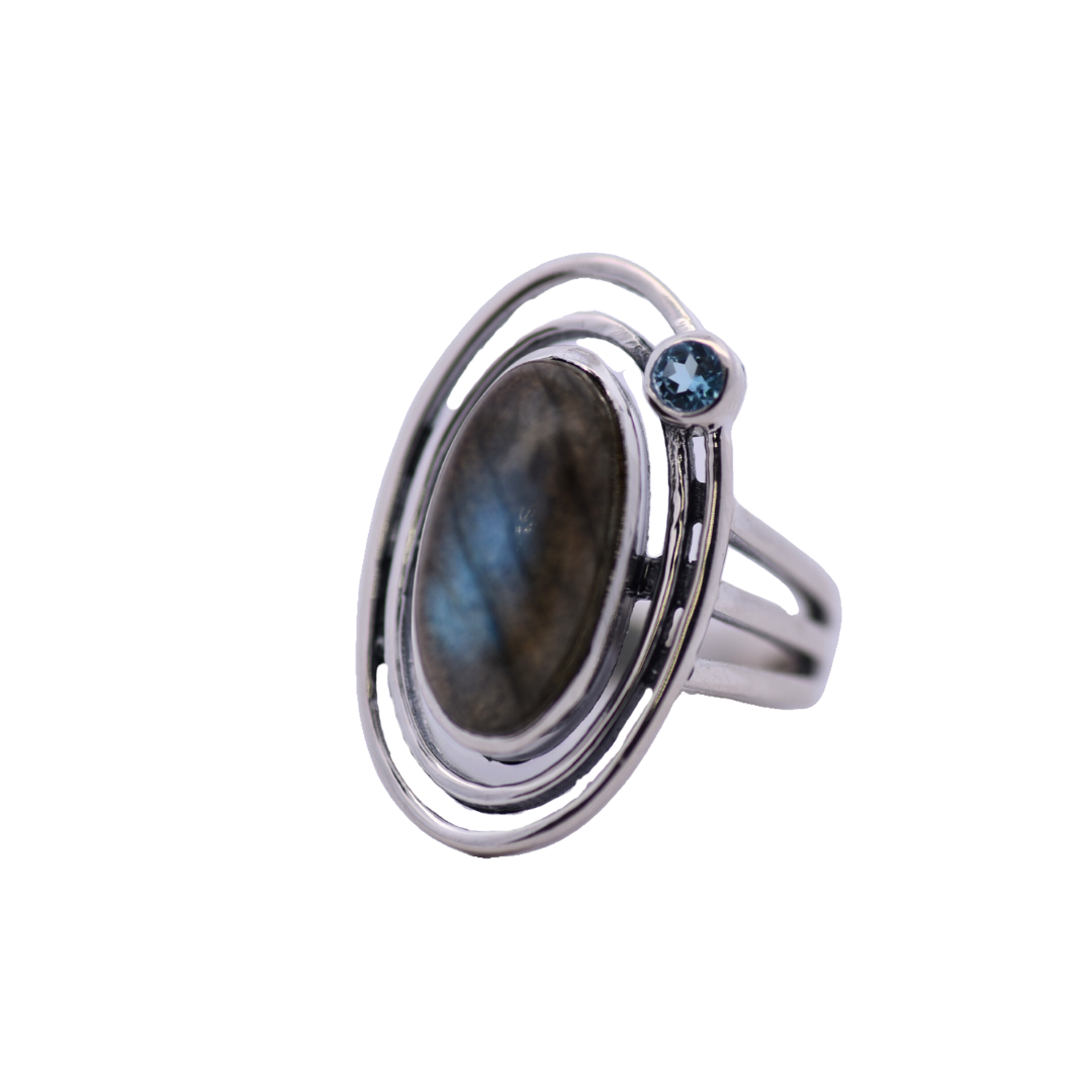 Sterling Silver Orbit Ring