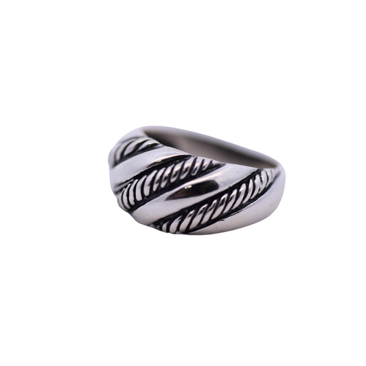 Sterling Silver Rope Twist Ring