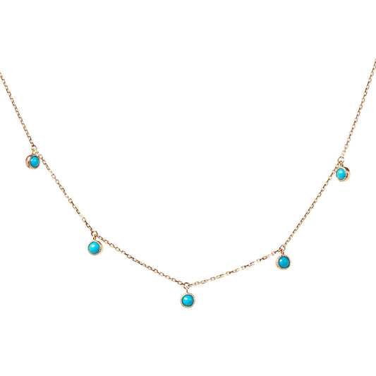 Turquoise Drops Necklace