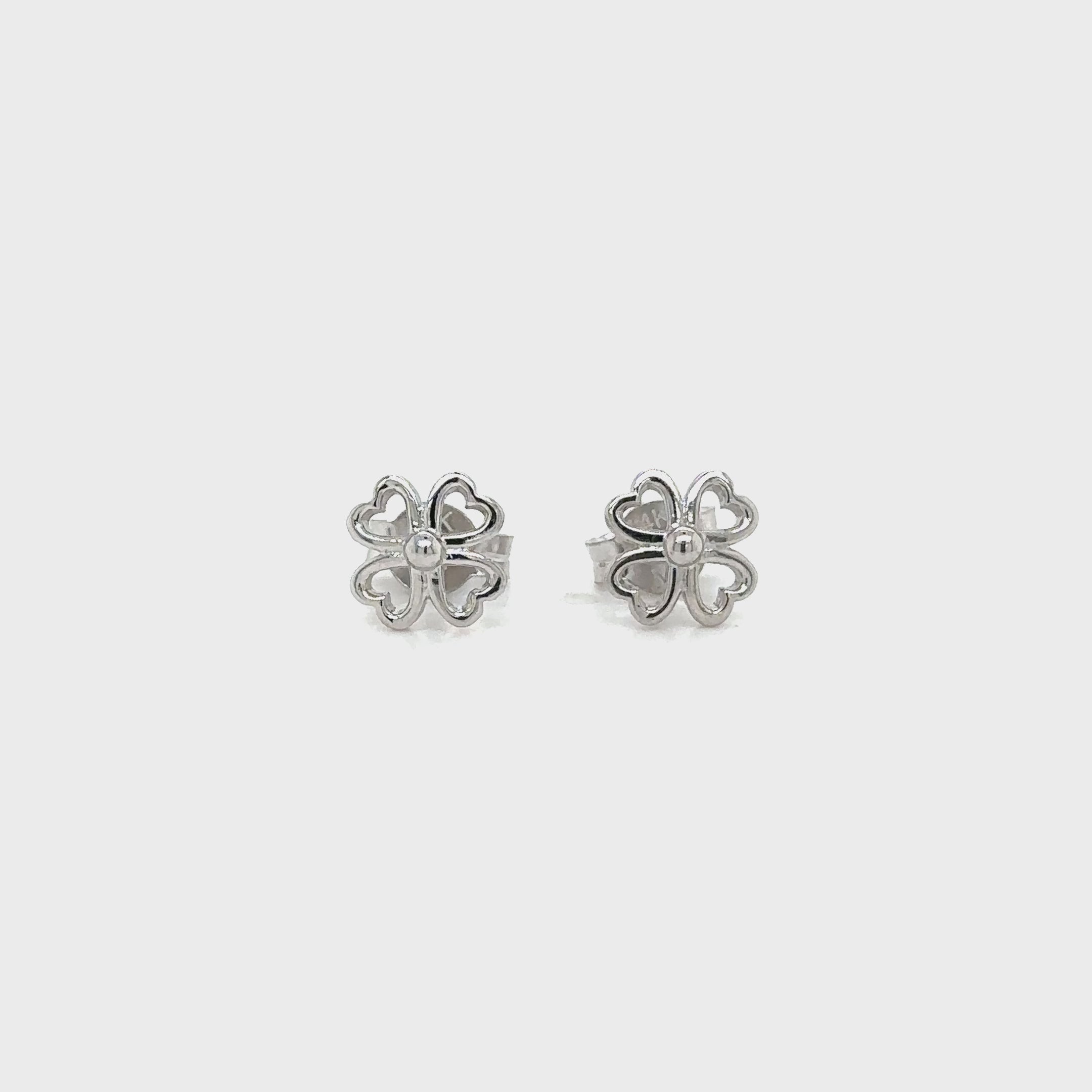 Clover studs hot sale