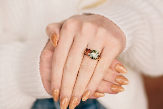 Better Together Ring (Pink & Green Tourmaline)