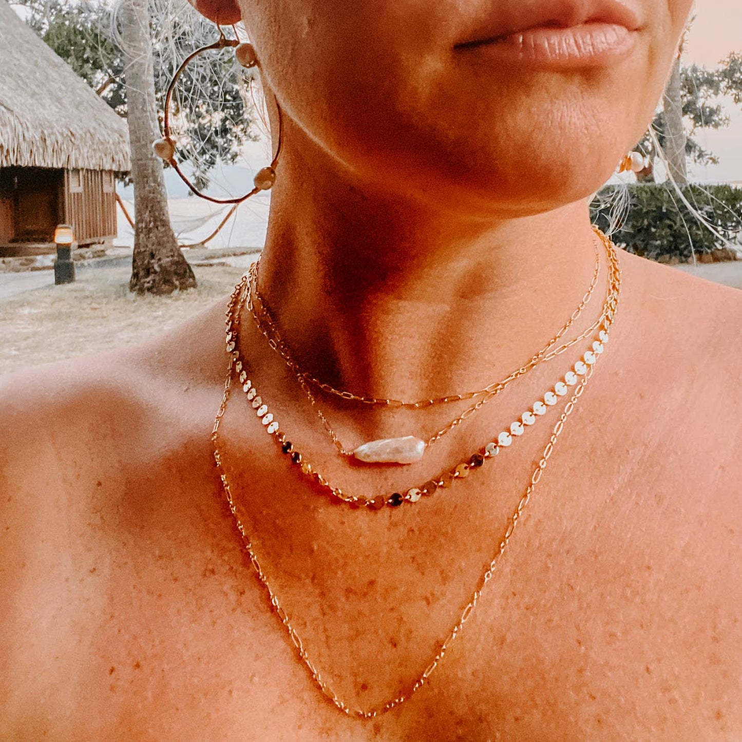 Bora Bora Freshwater Pearl Necklace