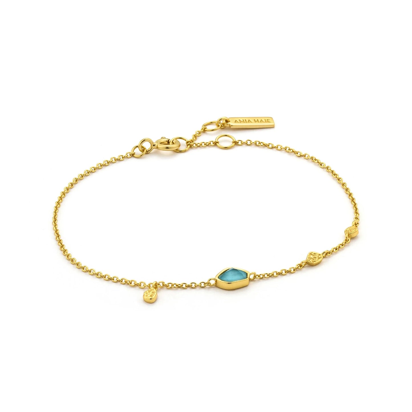 Turquoise Discs Bracelet