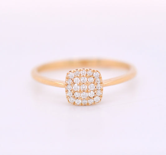 Captivating Cluster Diamond Rings