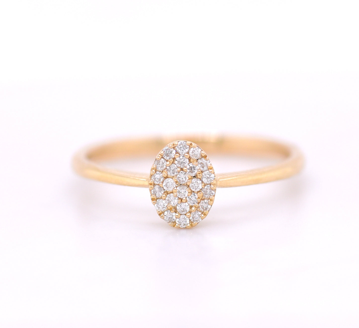 Captivating Cluster Diamond Rings