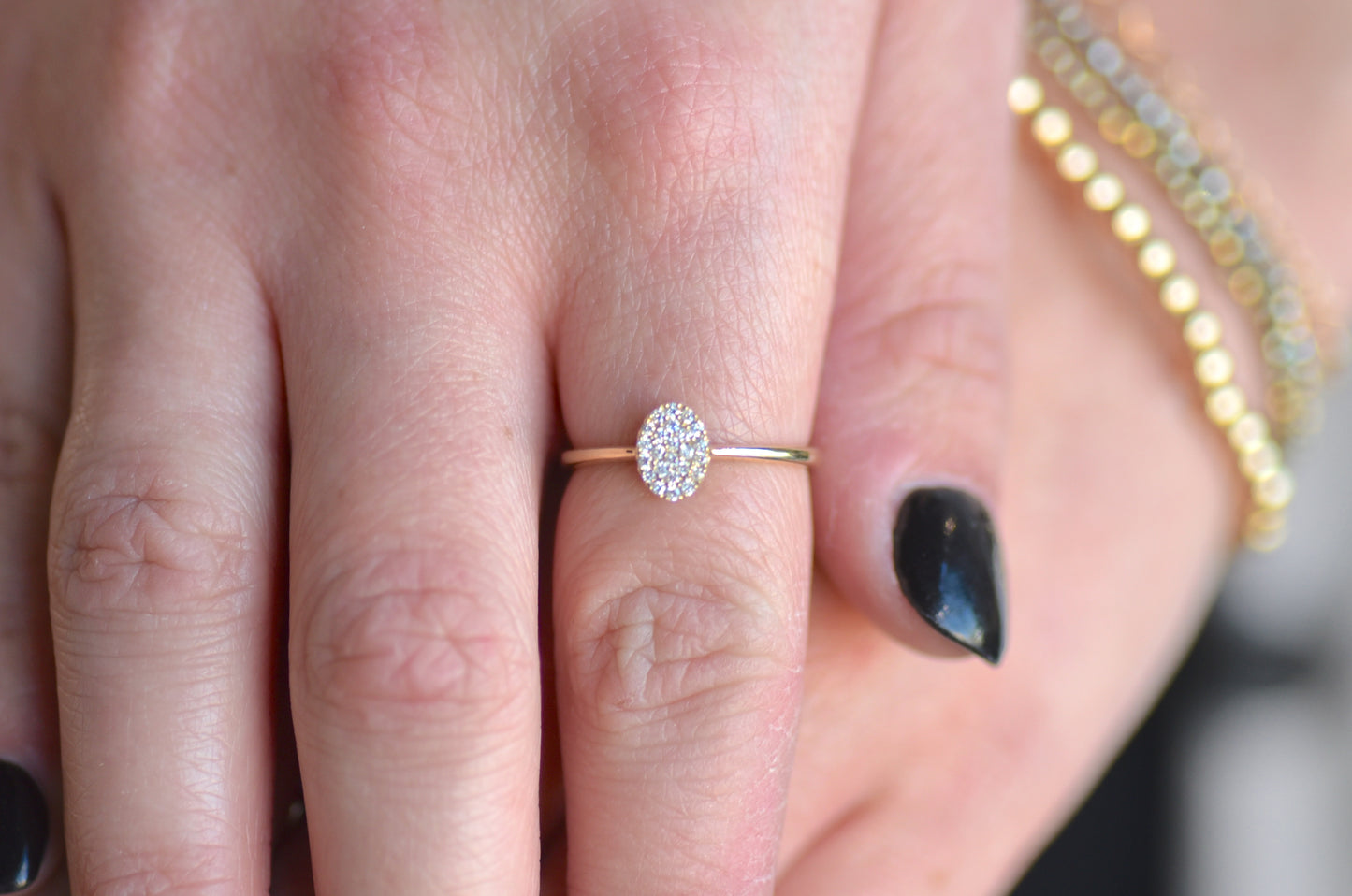 Captivating Cluster Diamond Rings