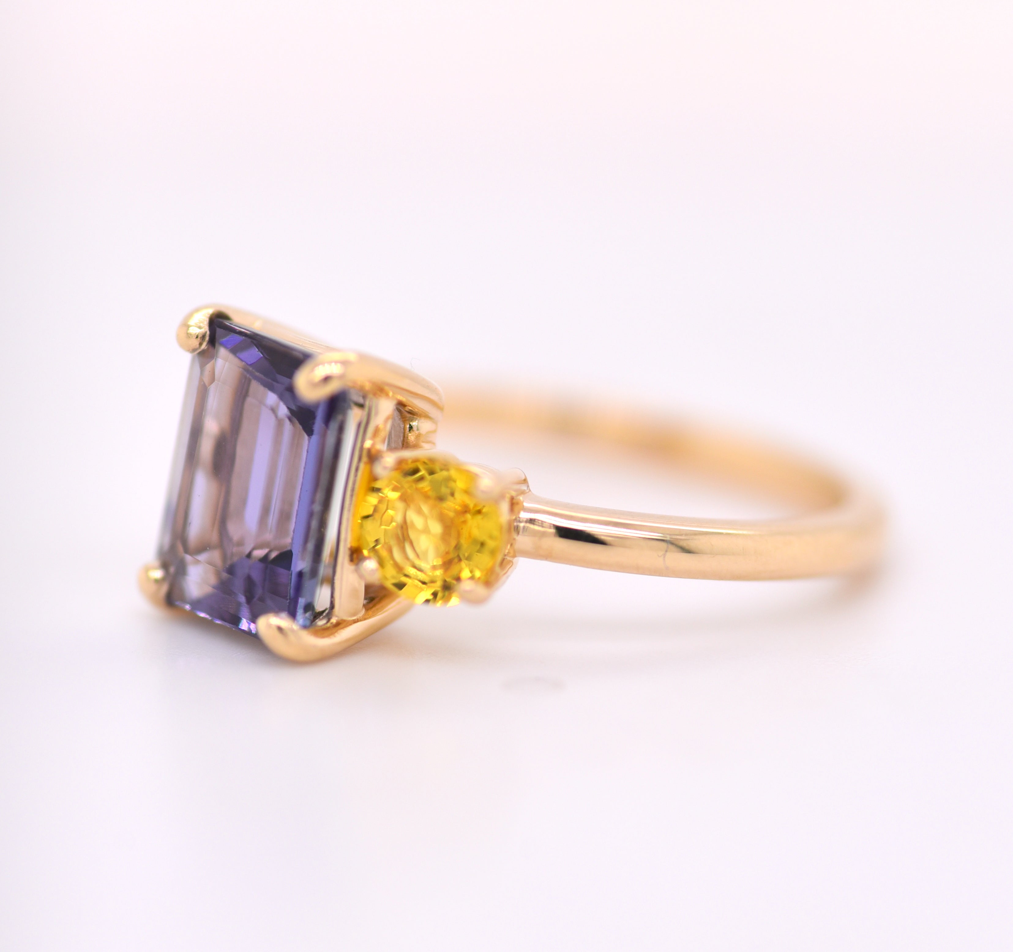 Better Together (Tanzanite+Yellow Sapphire) | 14K Yellow Gold