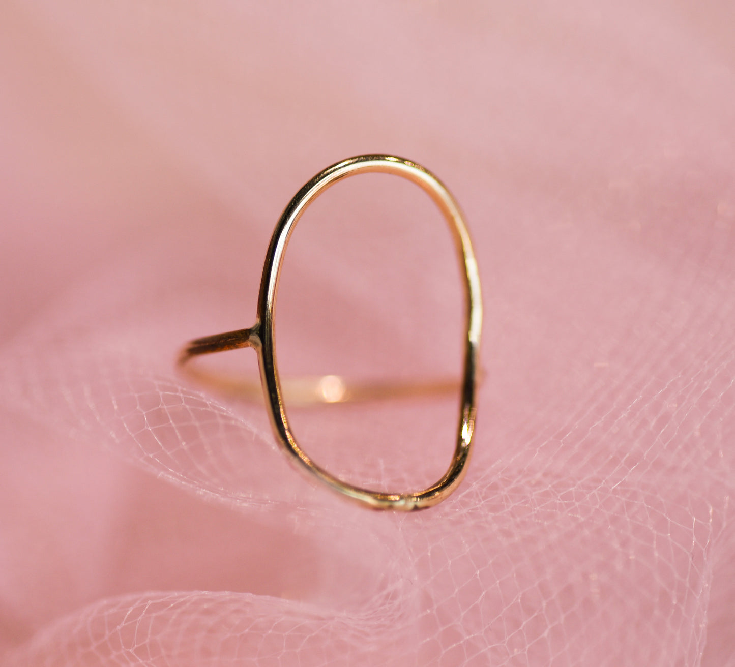 Large Open Oval Ring