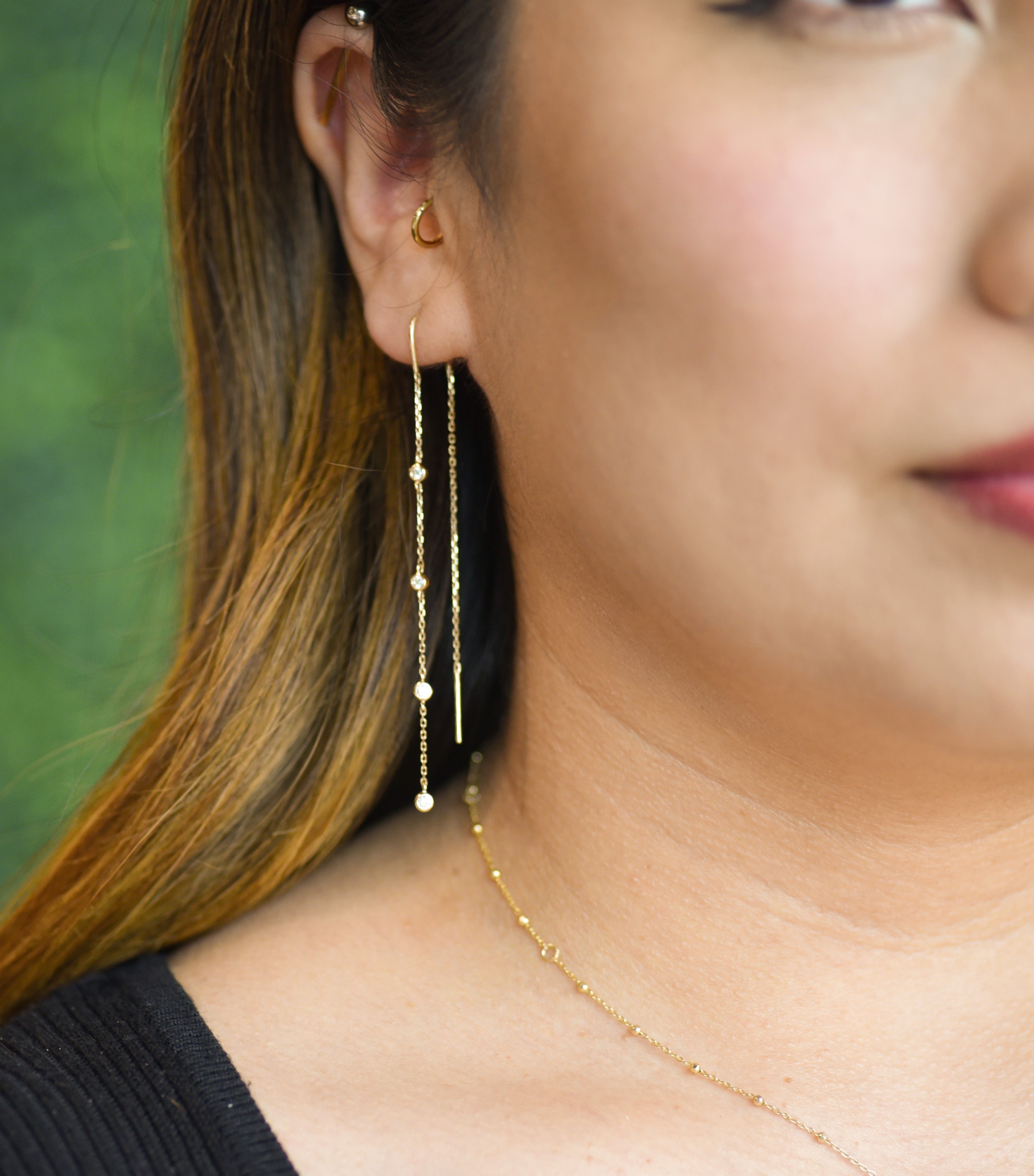18K Rose Gold & 1.03ct Diamond Stud Earrings (5.4gm) – Virani Jewelers