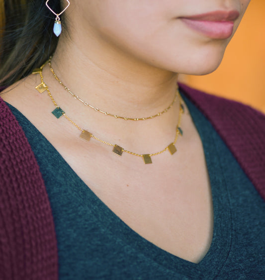 Flag Choker Necklace