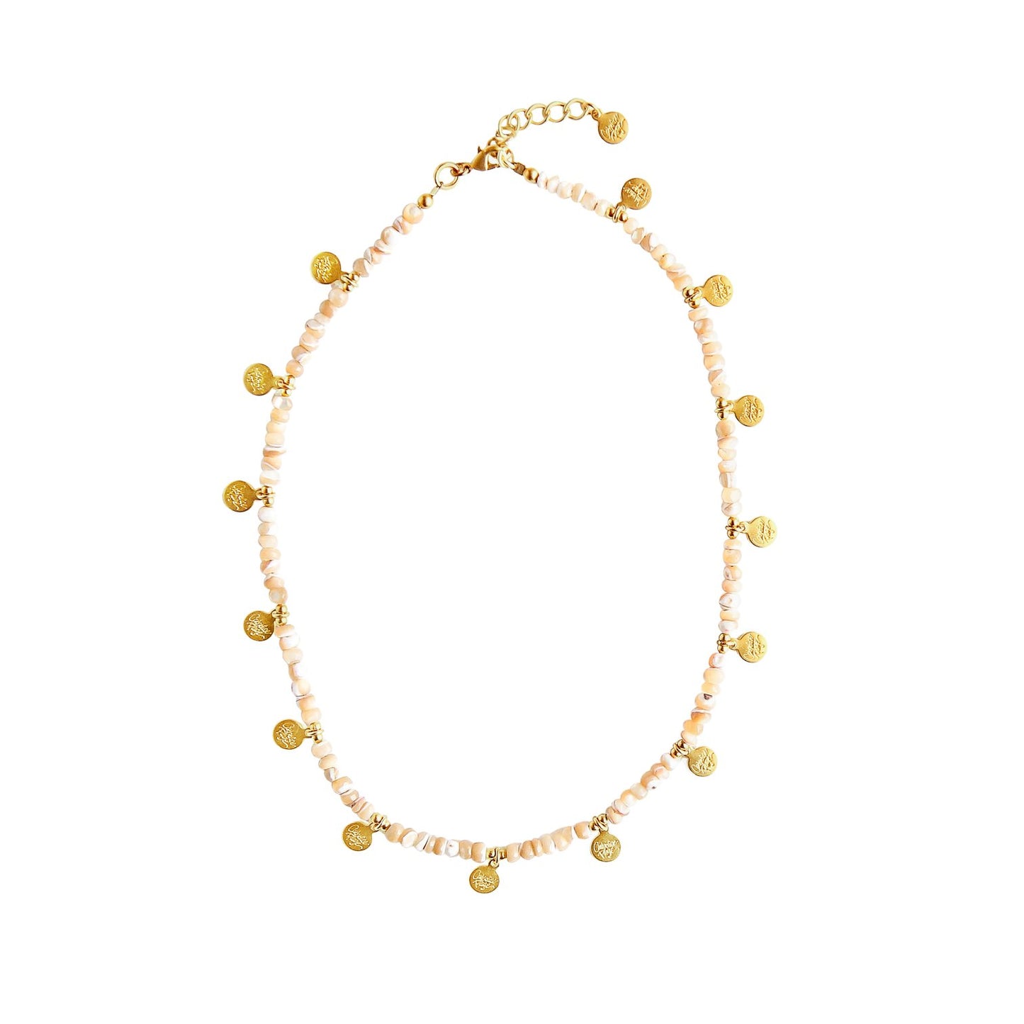 Gold and Gemstone Choker Necklace