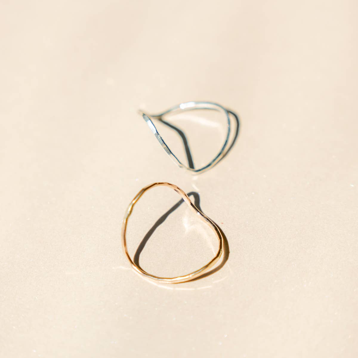 Dainty Vermeil or Sterling Silver Handcrafted Stackable Ring | Design House