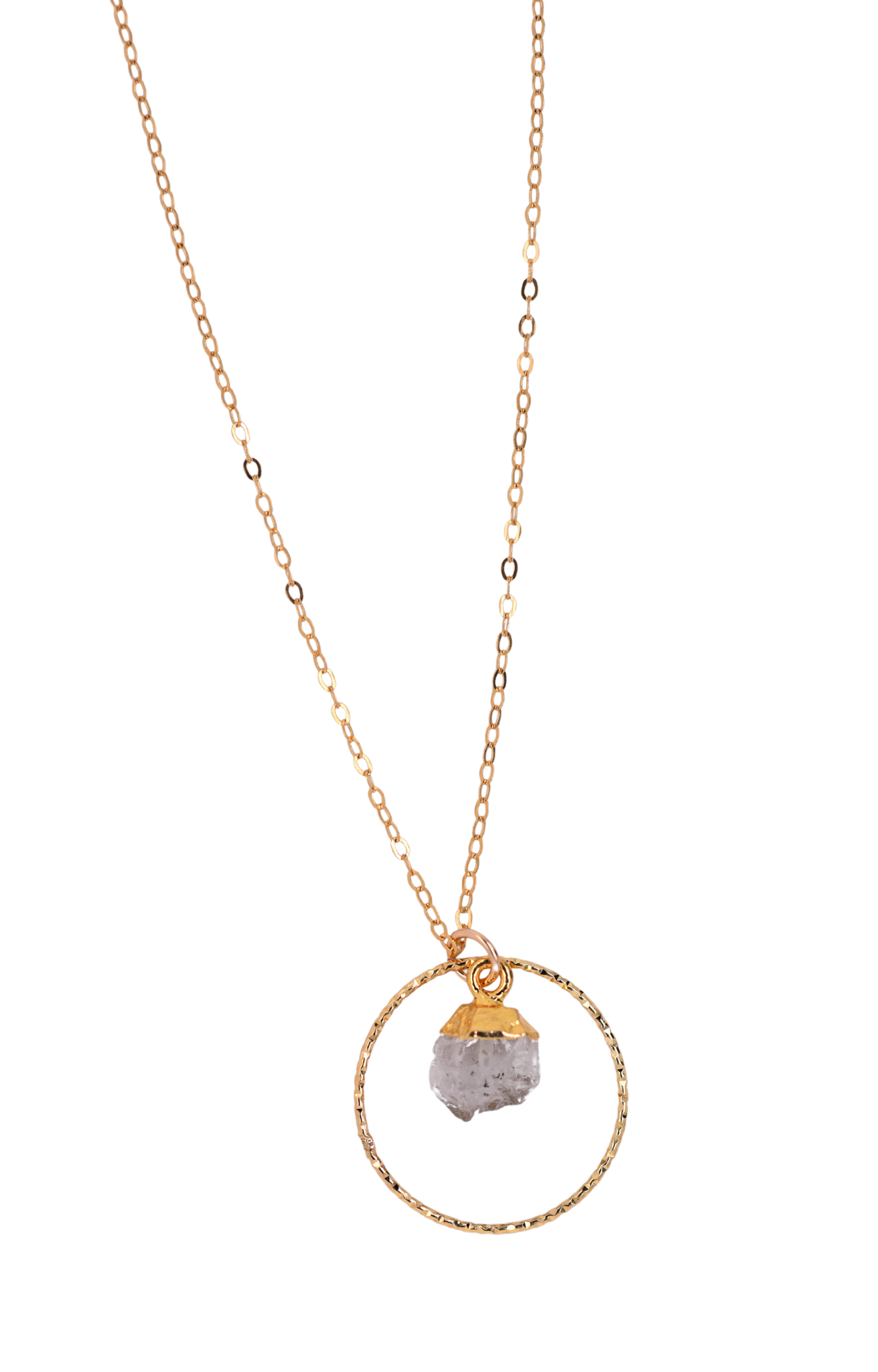 Crystal Circle Necklace